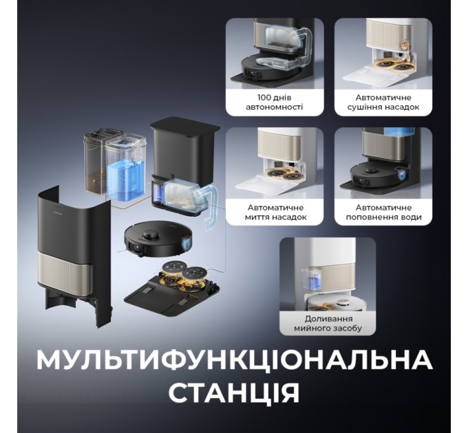 Пилосос Dreame L40s Pro Ultra Black (RLL74CE-BL)