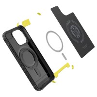 Чехол для мобильного телефона Spigen Apple iPhone 15 Pro Rugged Armor MagFit Matte Black (ACS06703)