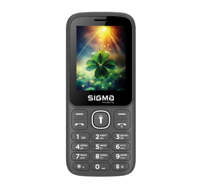 Мобільний телефон Sigma X-style 242 LUCKY Grey (4827798792926)