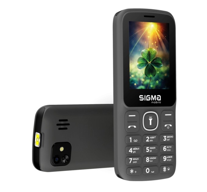 Мобільний телефон Sigma X-style 242 LUCKY Grey (4827798792926)