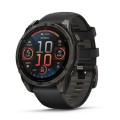 Смарт-годинник Garmin fenix 8 47mm, AMOLED, Saph, CrbnGryTi/Blk, Blk/PebbleGryBnd, GPS (010-02904-21)