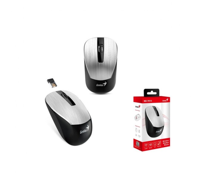 Мышка Genius NX-7015 Wireless Silver (31030019404)