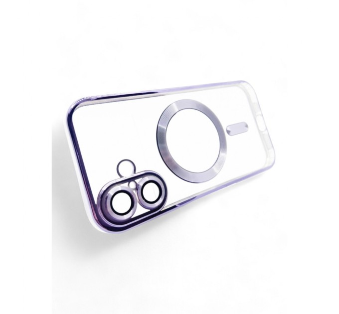 Чохол до мобільного телефона BeCover TPU Chrome Case (MagSafe) для Apple iPhone 16 Plus Purple (712079)