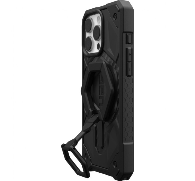 Чохол до мобільного телефона UAG iPhone 16 Pro Max, Monarch Pro Magsafe Carbon Fiber/Black Stand (1144571BV01)