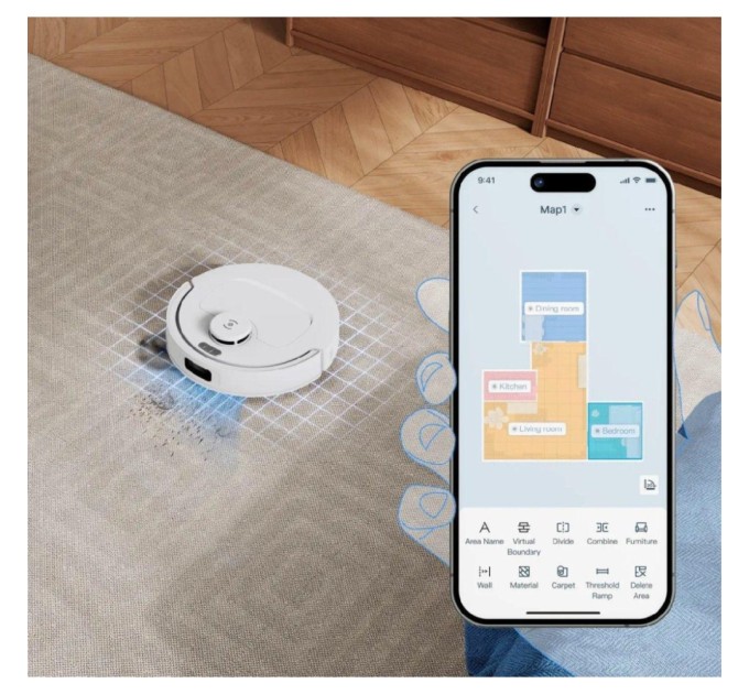 Пилосос Ecovacs DEEBOT T30CDLX71 WHITE (DLX71 WHITE)