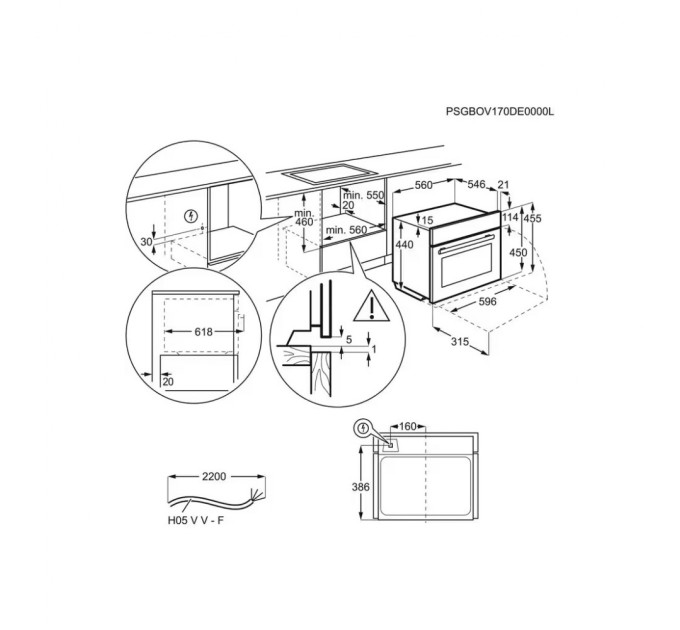 Духова шафа Electrolux KVLBE08T