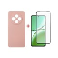 Чохол до мобільного телефона Dengos Oppo Reno 12 F/FS Soft + glass (Pink) (DG-KM-116)