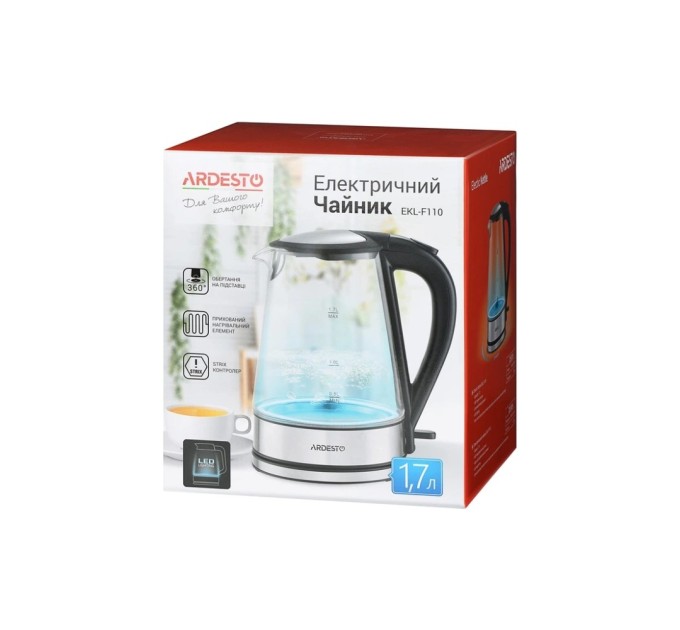 Електрочайник Ardesto EKL-F115