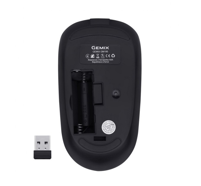 Мышка Gemix GM195 Wireless Black (GM195Bk)