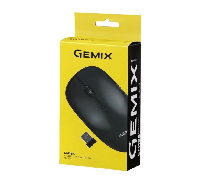 Мышка Gemix GM195 Wireless Black (GM195Bk)