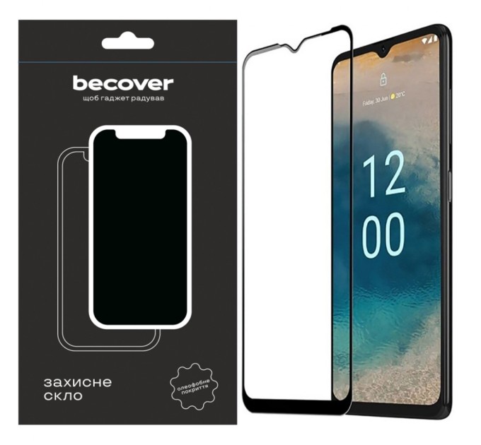 Скло захисне BeCover Nokia G22 Black (709249)