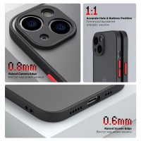 Чохол до мобільного телефона Armorstandart Frosted Matte Xiaomi Poco M6 Pro 4G Black (ARM74153)