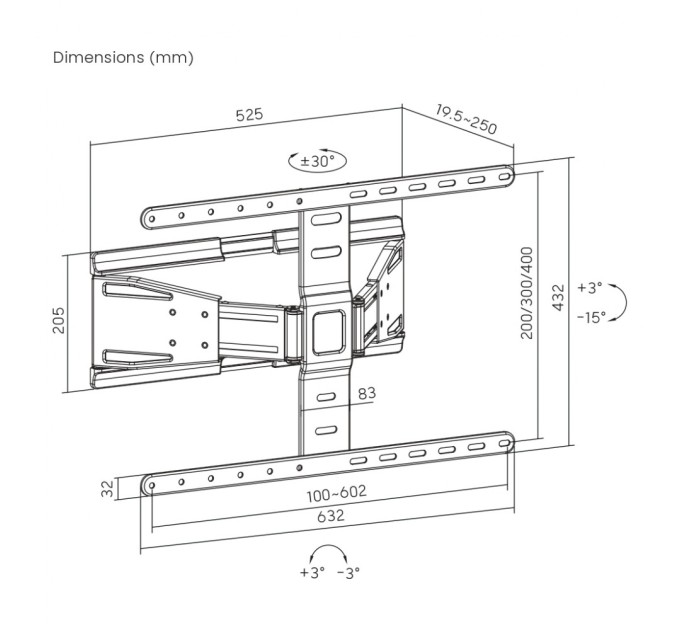 Кронштейн UniBracket Slim64