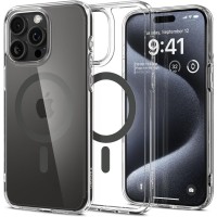 Чохол до мобільного телефона Spigen Apple iPhone 15 Pro Ultra Hybrid MagFit Graphite (ACS06716)