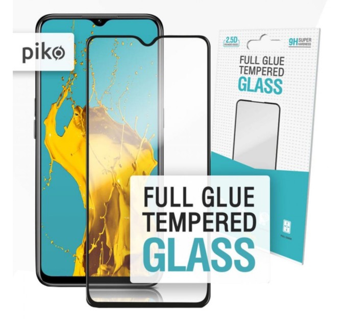 Скло захисне Piko Full Glue Oppo A31 2020 (black) (1283126502781)