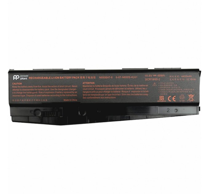 Акумулятор до ноутбука Clevo N850HC (N850BAT-6) 10.8V 4400mAh PowerPlant (NB400041)