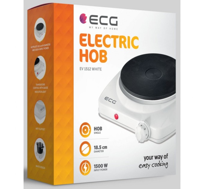 Настольная плита ECG EV 1512 White