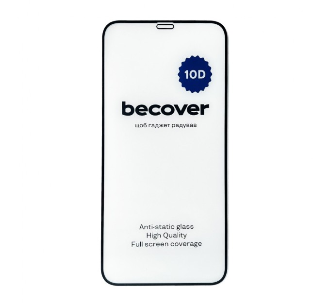 Скло захисне BeCover Apple iPhone 11 10D Black (711323)