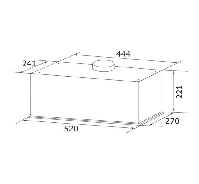 Витяжка кухонна GRANADO Palamos 3603-1200 Inox (GCH536377)