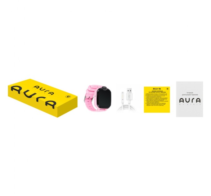 Смарт-годинник AURA A3 WIFI Pink (KWAA3P)