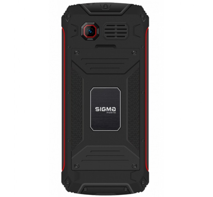 Мобільний телефон Sigma X-treme PR68 Black Red (4827798122129)