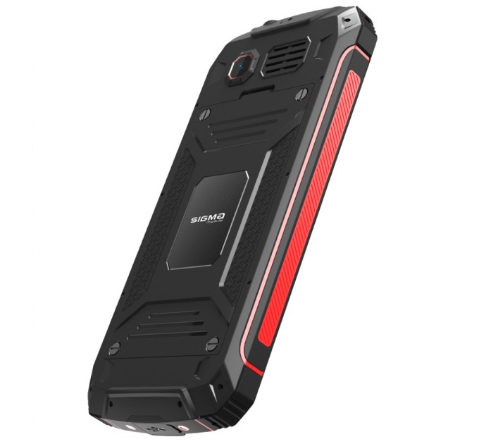 Мобільний телефон Sigma X-treme PR68 Black Red (4827798122129)