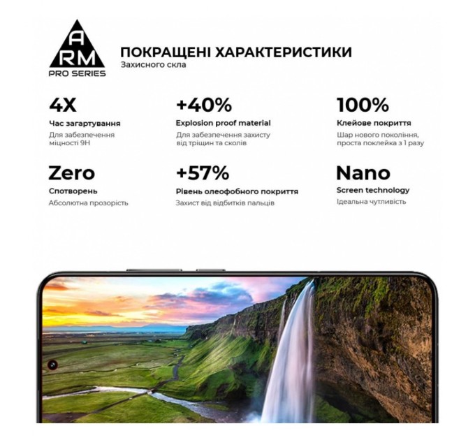 Скло захисне Armorstandart Pro Xiaomi 13T 5G Black (ARM69579)