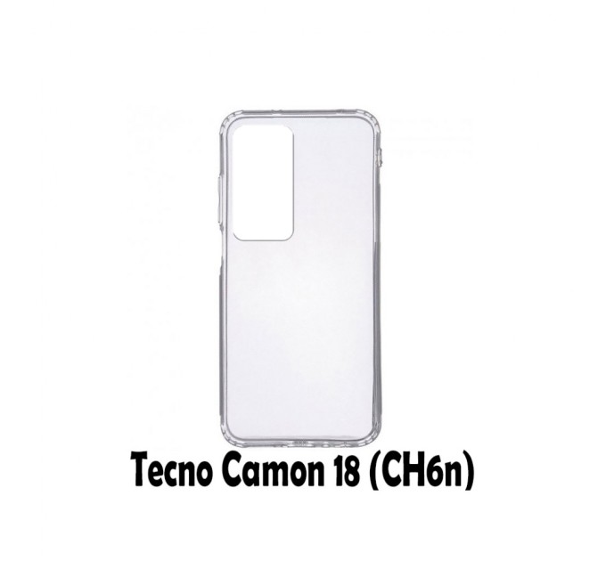 Чохол до мобільного телефона BeCover Tecno Camon 18 (CH6n) Transparancy (707629)