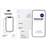 Скло захисне BeCover Apple iPhone 15 10D Black (711329)