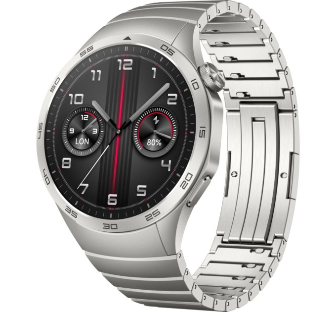 Смарт-годинник Huawei WATCH GT 4 46mm Elite Grey Steel (55020BGU)