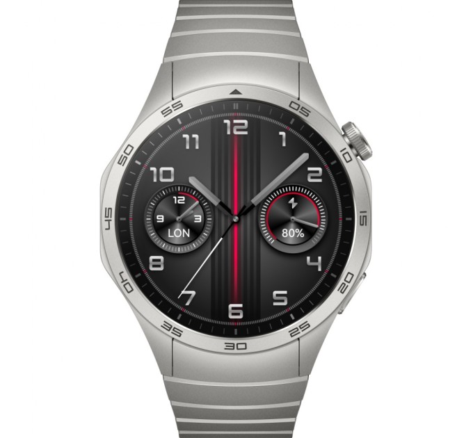 Смарт-годинник Huawei WATCH GT 4 46mm Elite Grey Steel (55020BGU)