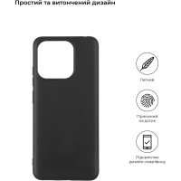 Чехол для мобильного телефона Armorstandart Matte Slim Fit Xiaomi Redmi 12С / 11A Black (ARM65963)