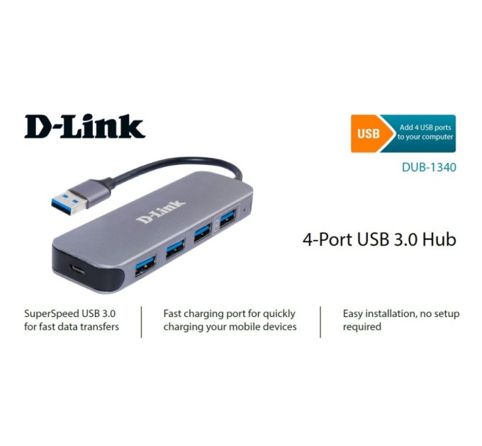 Концентратор D-Link DUB-1340