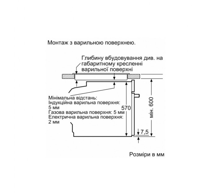 Духова шафа Bosch HUA736EA0T