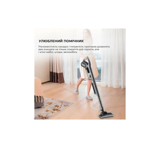 Пилосос Deerma Stick Vacuum Cleaner Cord Gray (DX700S)