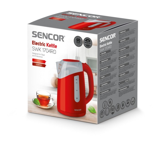 Електрочайник Sencor SWK1704RD