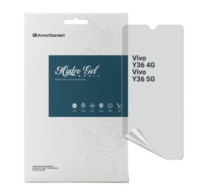 Плівка захисна Armorstandart Matte Vivo Y36 4G / Y36 5G (ARM69892)