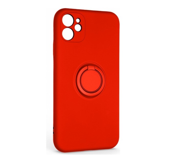 Чохол до мобільного телефона Armorstandart Icon Ring Apple iPhone 11 Red (ARM68642)