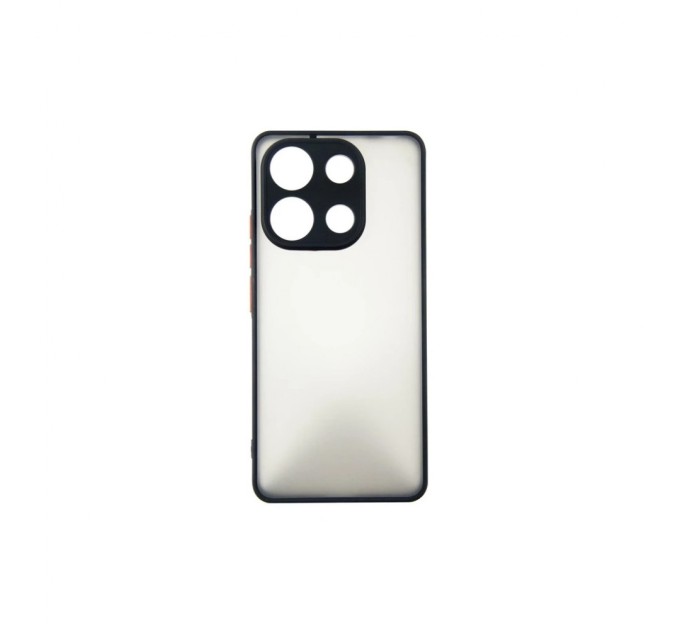 Чохол до мобільного телефона Dengos Kit for Xiaomi Redmi Note 13 4G case + glass (Black) (DG-KM-66)