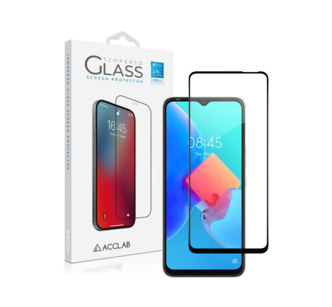 Скло захисне ACCLAB Full Glue Tecno Spark 8C (1283126542466)