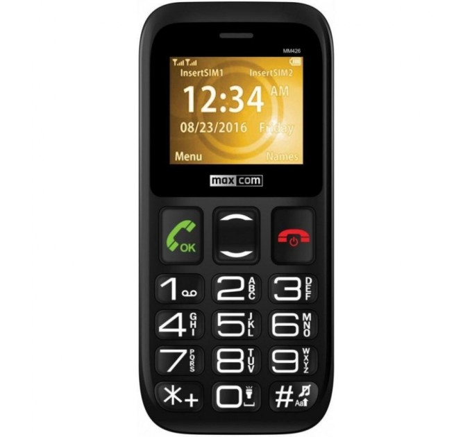 Мобільний телефон Maxcom MM426 Black