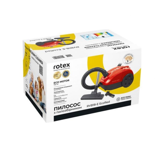 Пилосос Rotex RVB18-E EcoRed