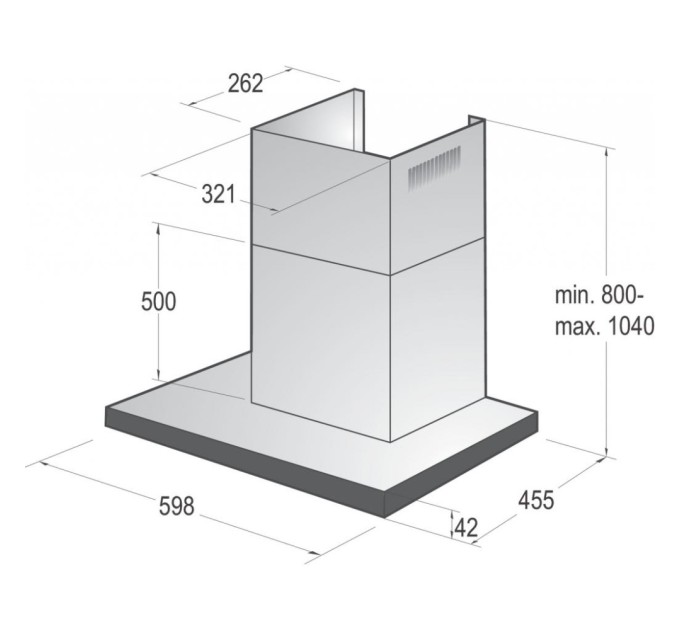 Витяжка кухонна Gorenje WHT6SYB