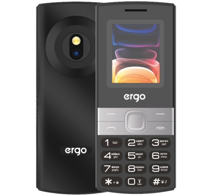 Мобільний телефон Ergo B185 Black