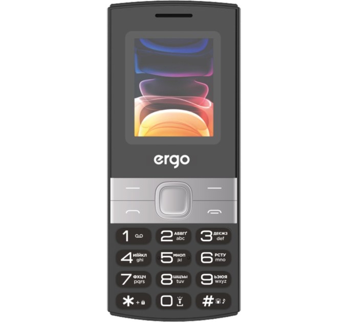 Мобільний телефон Ergo B185 Black