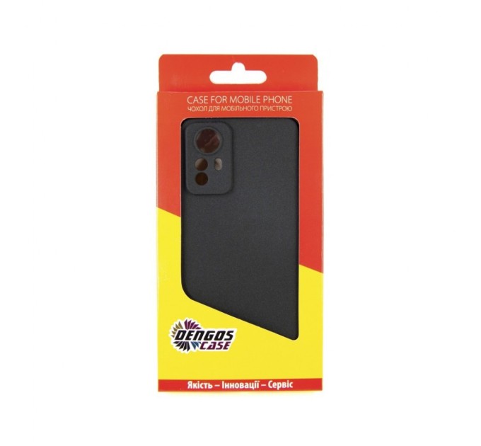 Чохол до мобільного телефона Dengos Carbon Xiaomi Redmi Note 12s (black) (DG-TPU-CRBN-177)