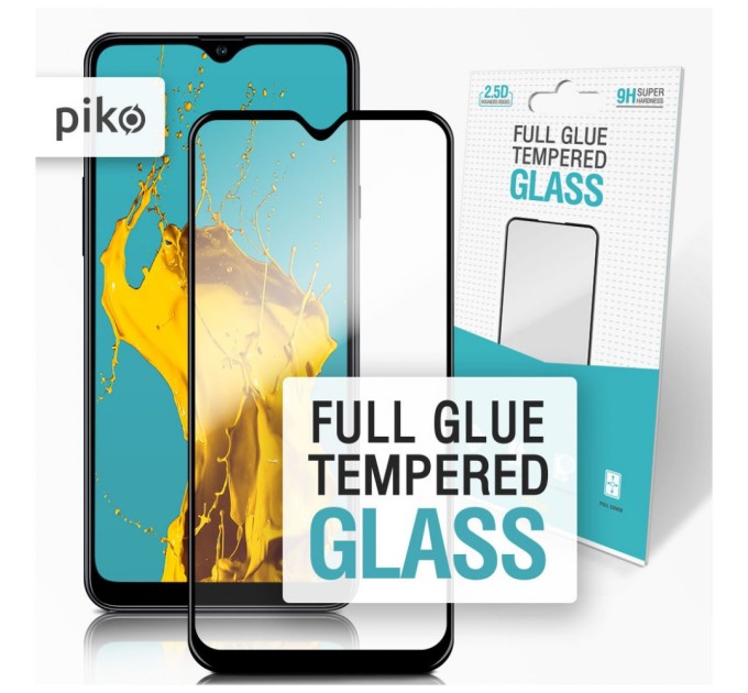 Скло захисне Piko Full Glue Samsung A20s (1283126495212)