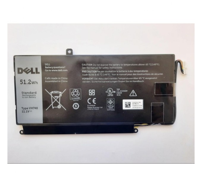 Акумулятор до ноутбука Dell Vostro 5470 VH748, 51.2Wh (4240mAh), 6cell, 11.1V, Li-ion (A47537)