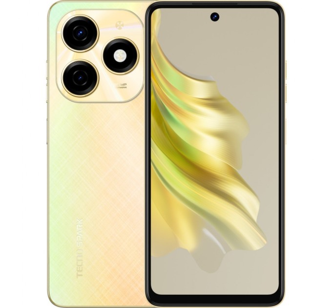 Мобільний телефон Tecno Spark 20 8/128Gb Neon Gold (4894947013560)