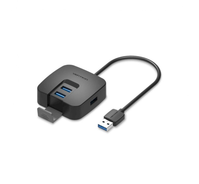 Концентратор Vention USB 3.0 to 4хUSB 3.0 Black 1.0m (CHBBF)